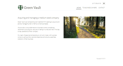 Desktop Screenshot of greenvaultpartners.com